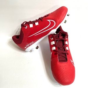 Nike Hyperdiamond 4 Pro Softball Cleats Size 8.5 CZ5920-616 University Red